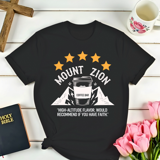 Mount Zion 5 Star Review T-Shirt