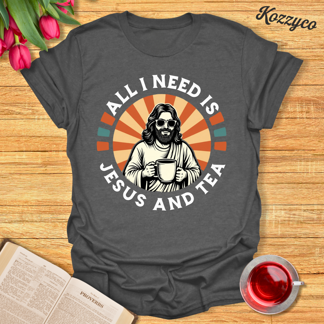 Retro Jesus and Tea T-Shirt