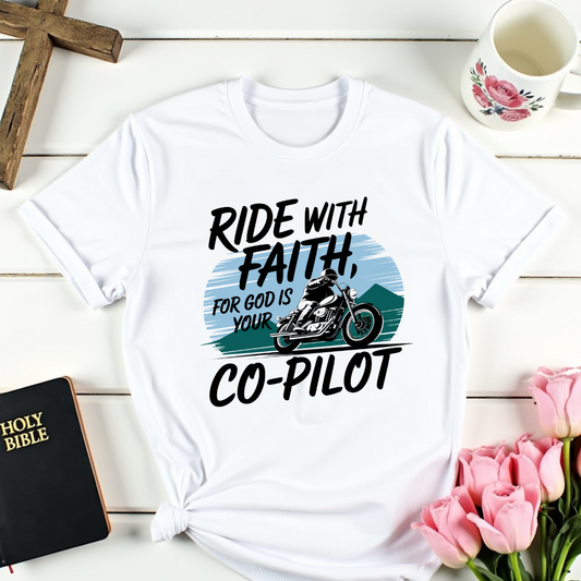 Riding With Faith  T-Shirt