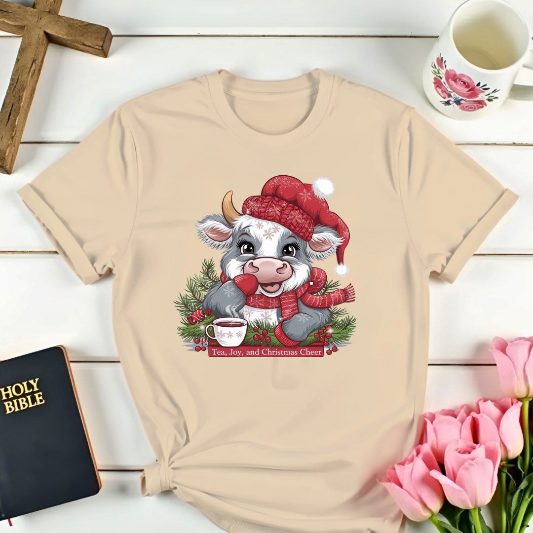 Tea, Joy and Christmas Cheer T-Shirt