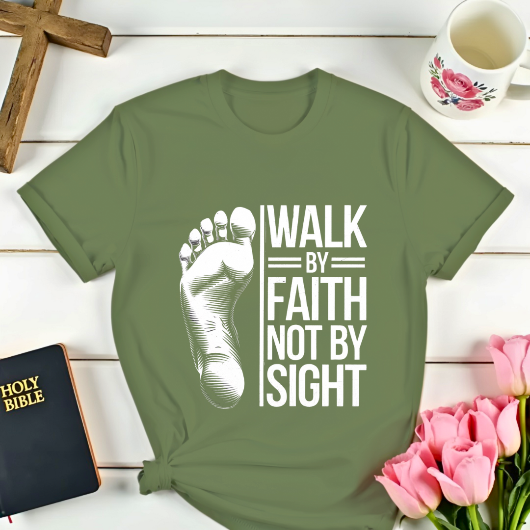 Walk By Faith Not By Sight - Foot II T-Shirt