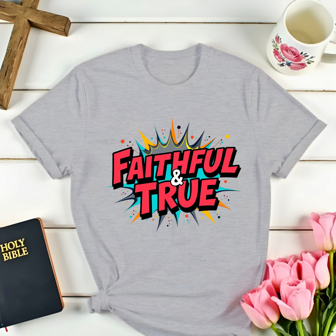 Pop Art Faithful and True T-Shirt