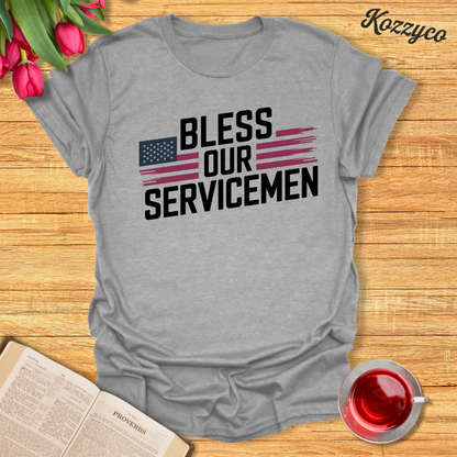 Bless Our Servicemen T-Shirt