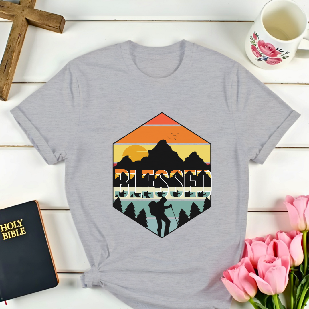 Retro Hiker Christian T-shirt