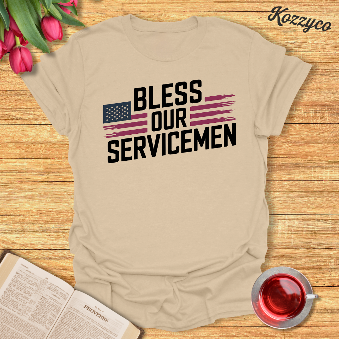 Bless Our Servicemen T-Shirt