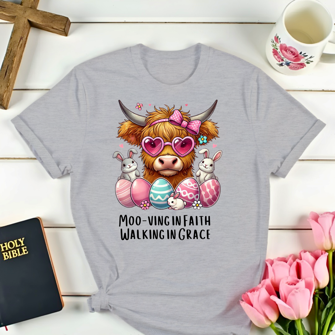 MOO-Ving In Faith  T-Shirt