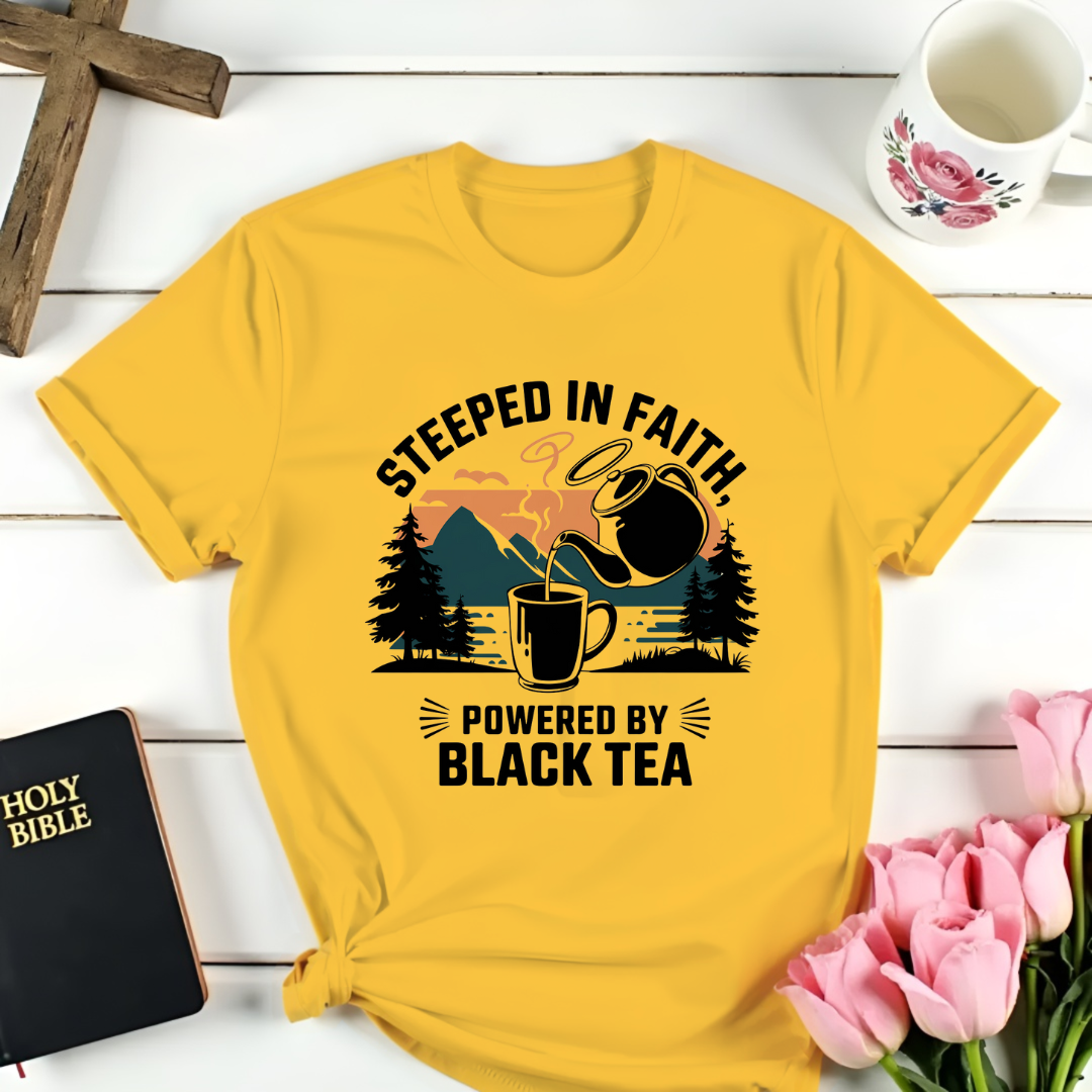 Philippians 4:13: Black Tea T-Shirt