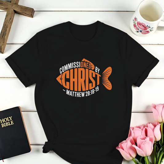 Commissioned By Christ Fish T-Shirt