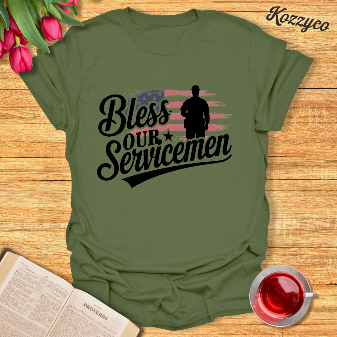 Bless Servicemen T-Shirt