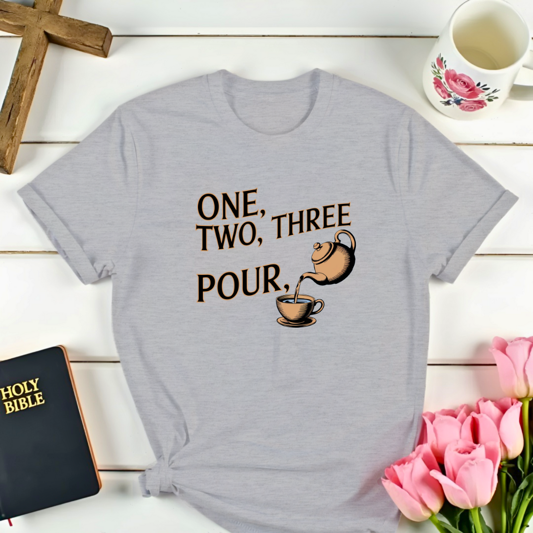 123 Pour Tea-Shirt