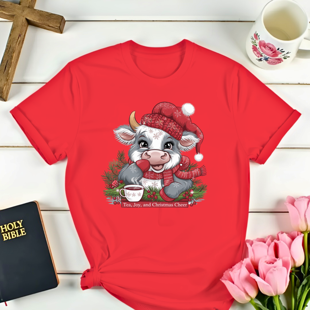 Tea, Joy and Christmas Cheer T-Shirt