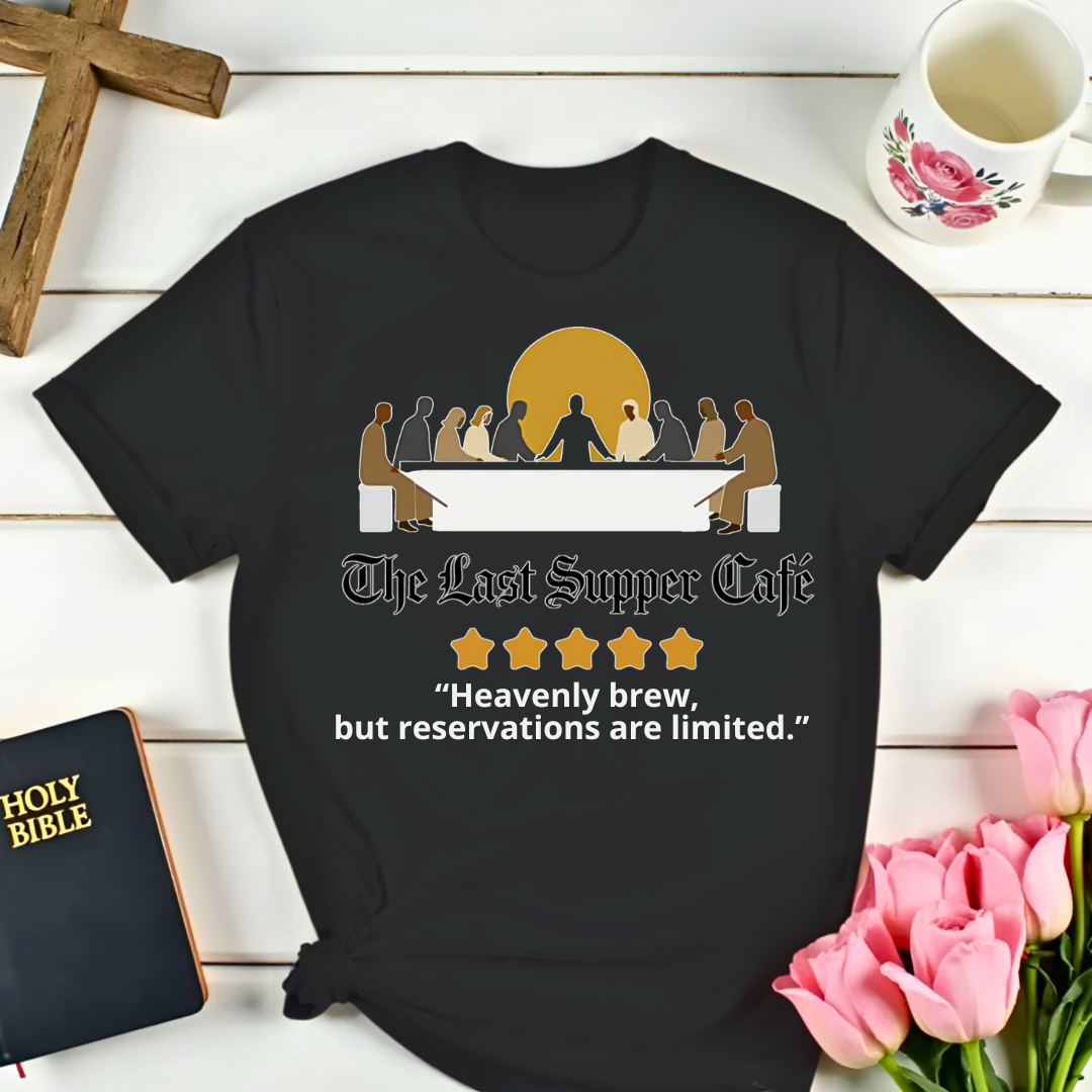 Last Supper Cafe Review T-Shirt