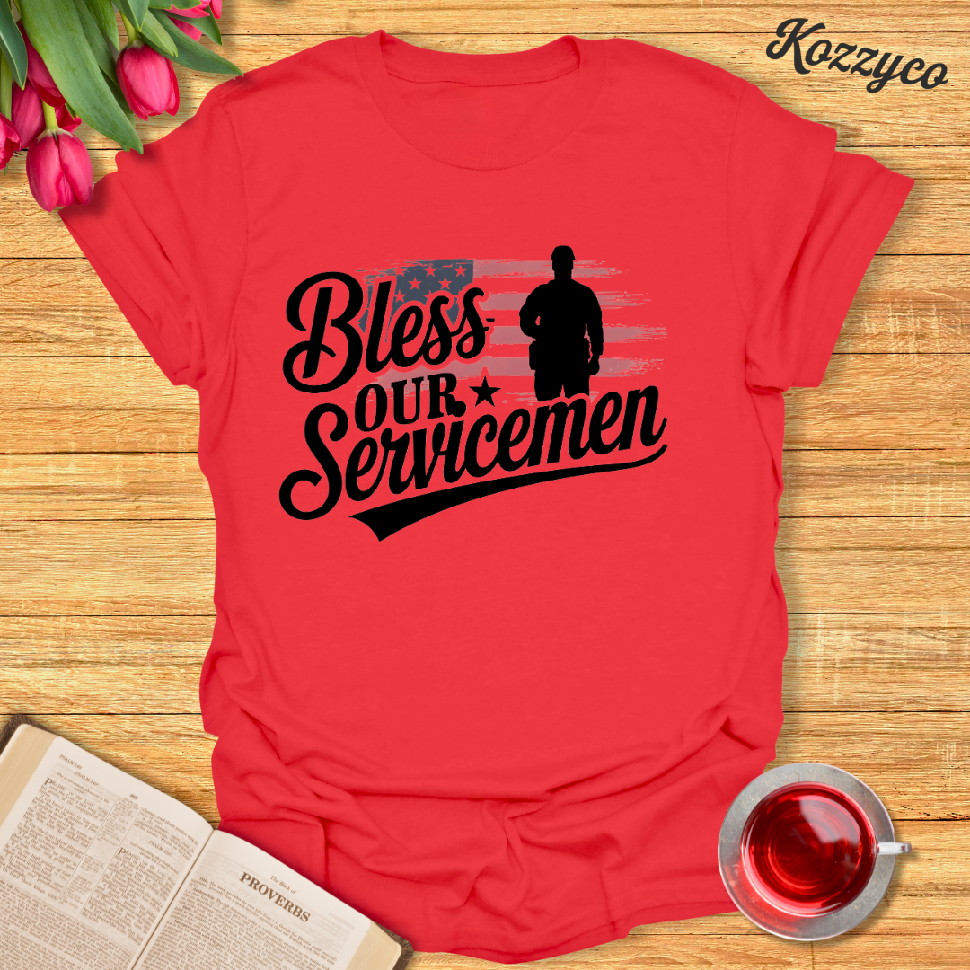 Bless Servicemen T-Shirt