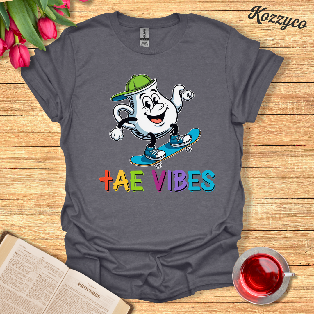 Tea Vibes Skating Teapot T-Shirt