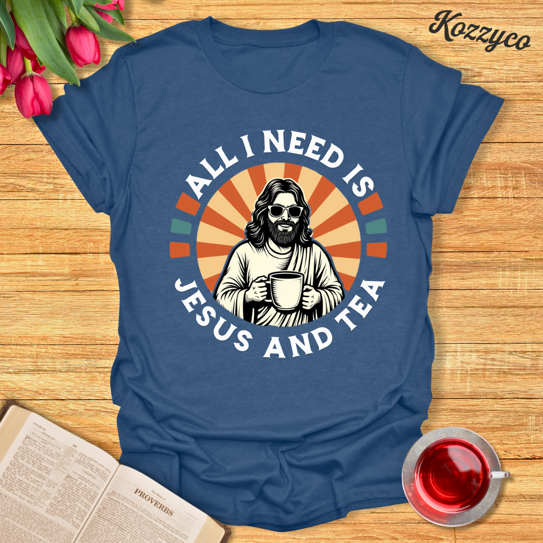 Retro Jesus and Tea T-Shirt