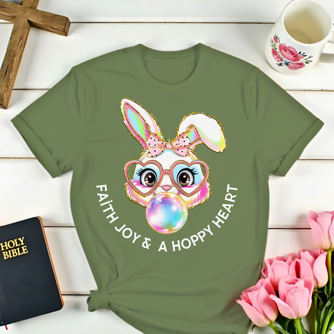 Hoppy Faith Heart  T-Shirt