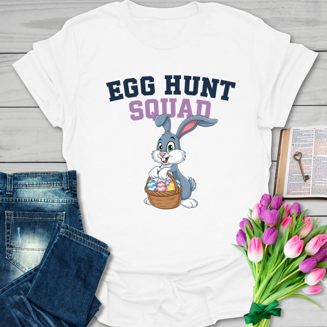 Bunny Egg Hunt Squad  T-Shirt