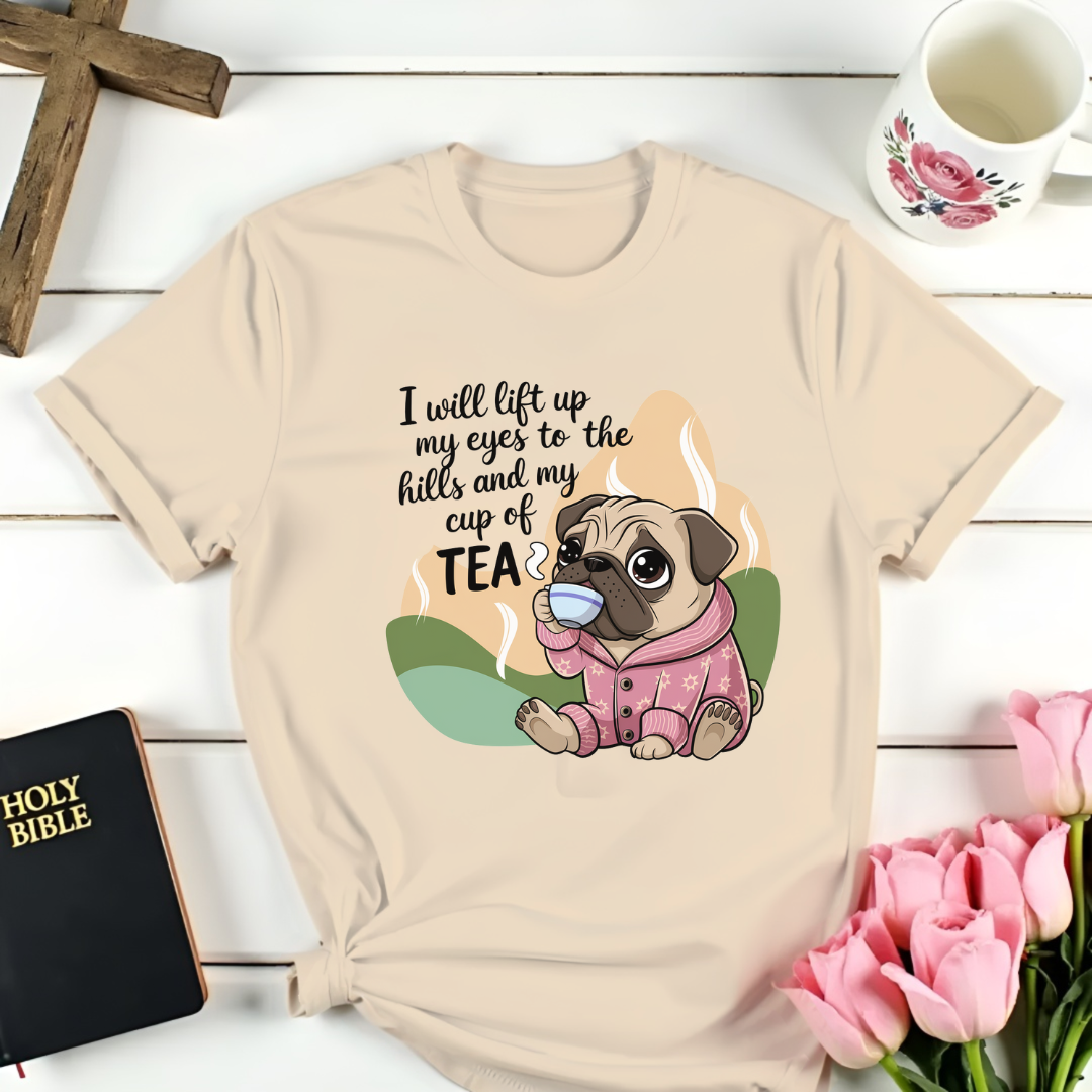 Psalm 121:1 Pug T-Shirt