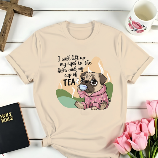 Psalm 121:1 Pug T-Shirt