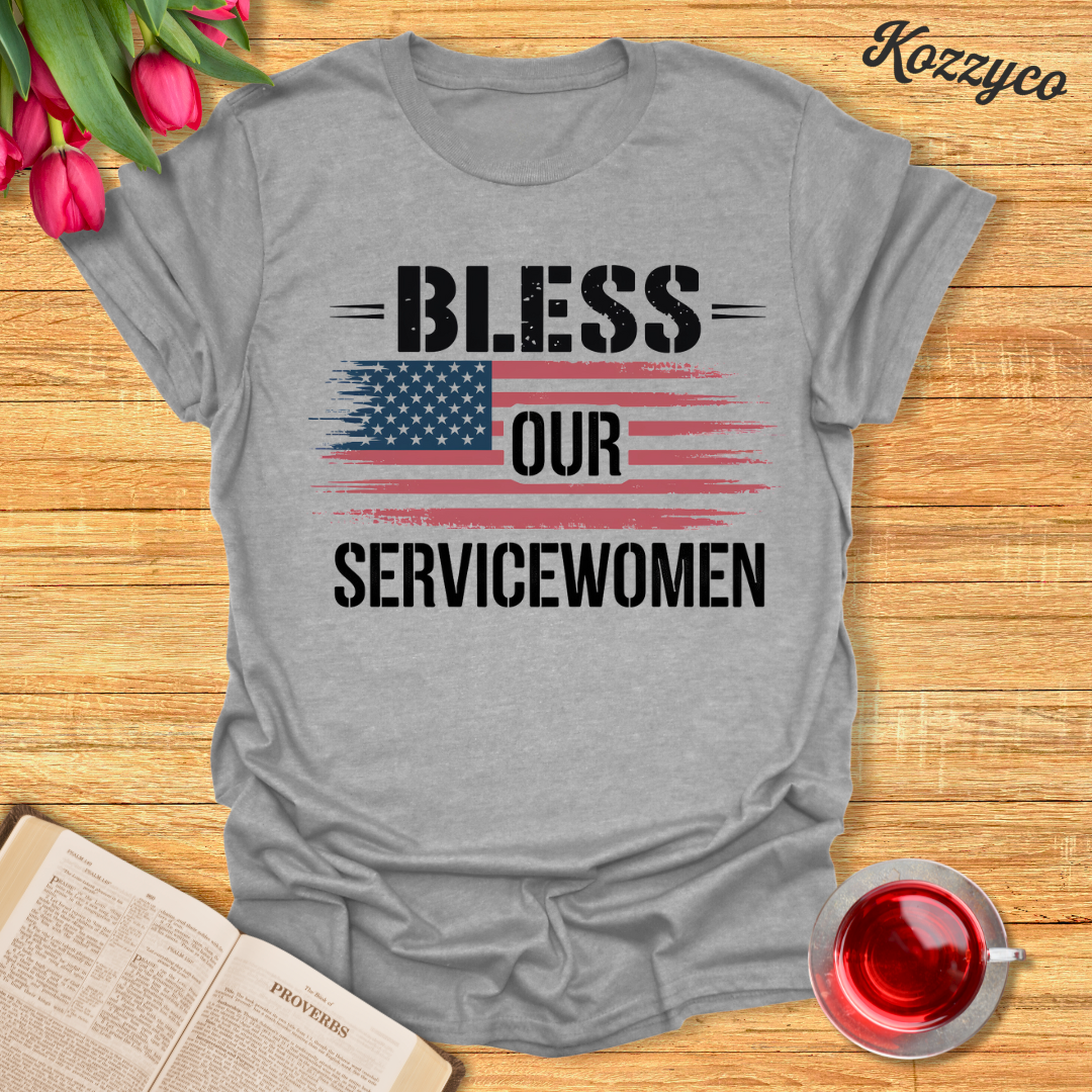 Bless Our Servicewomen T-Shirt