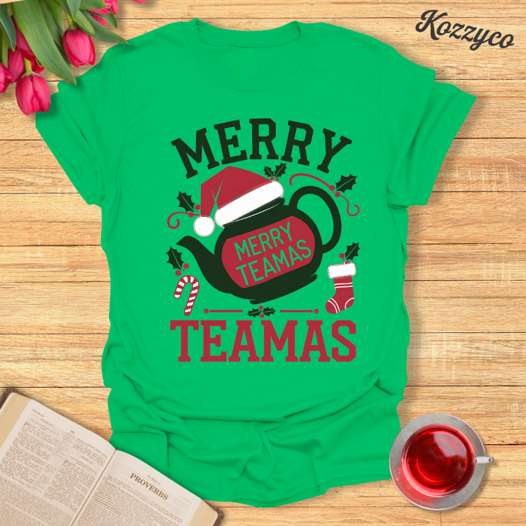 Santa Teapot T-Shirt - Kozzyco