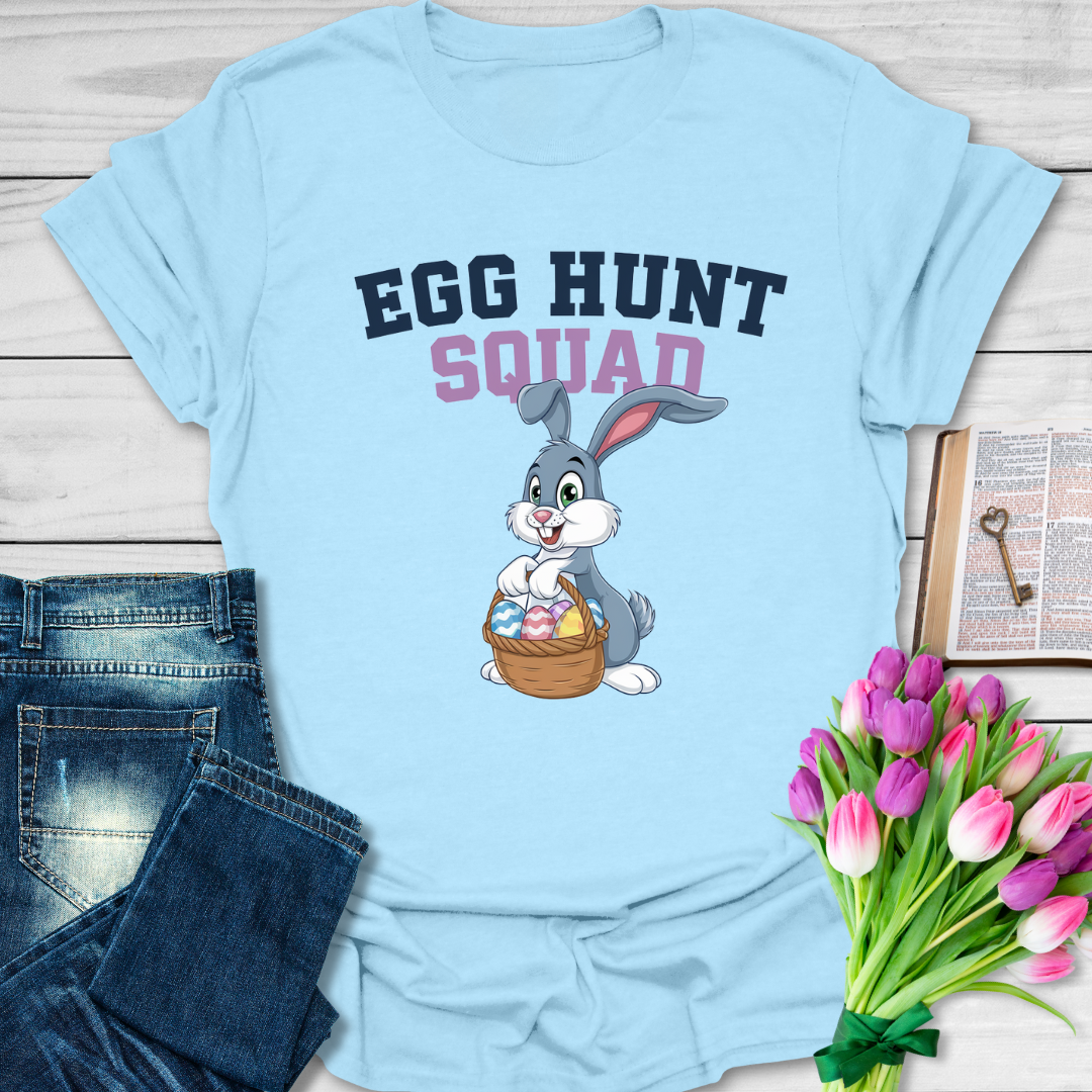 Bunny Egg Hunt Squad  T-Shirt