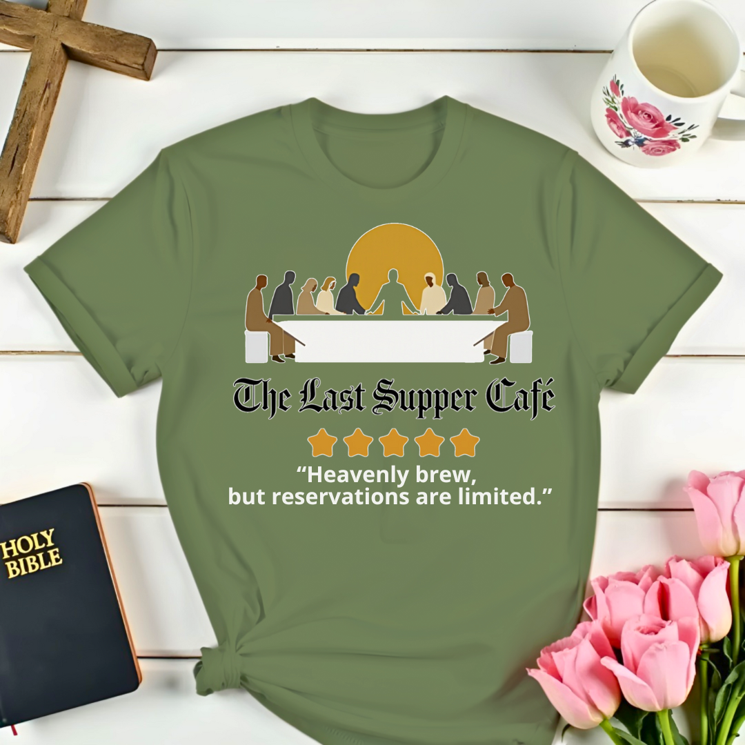 Last Supper Cafe Review T-Shirt