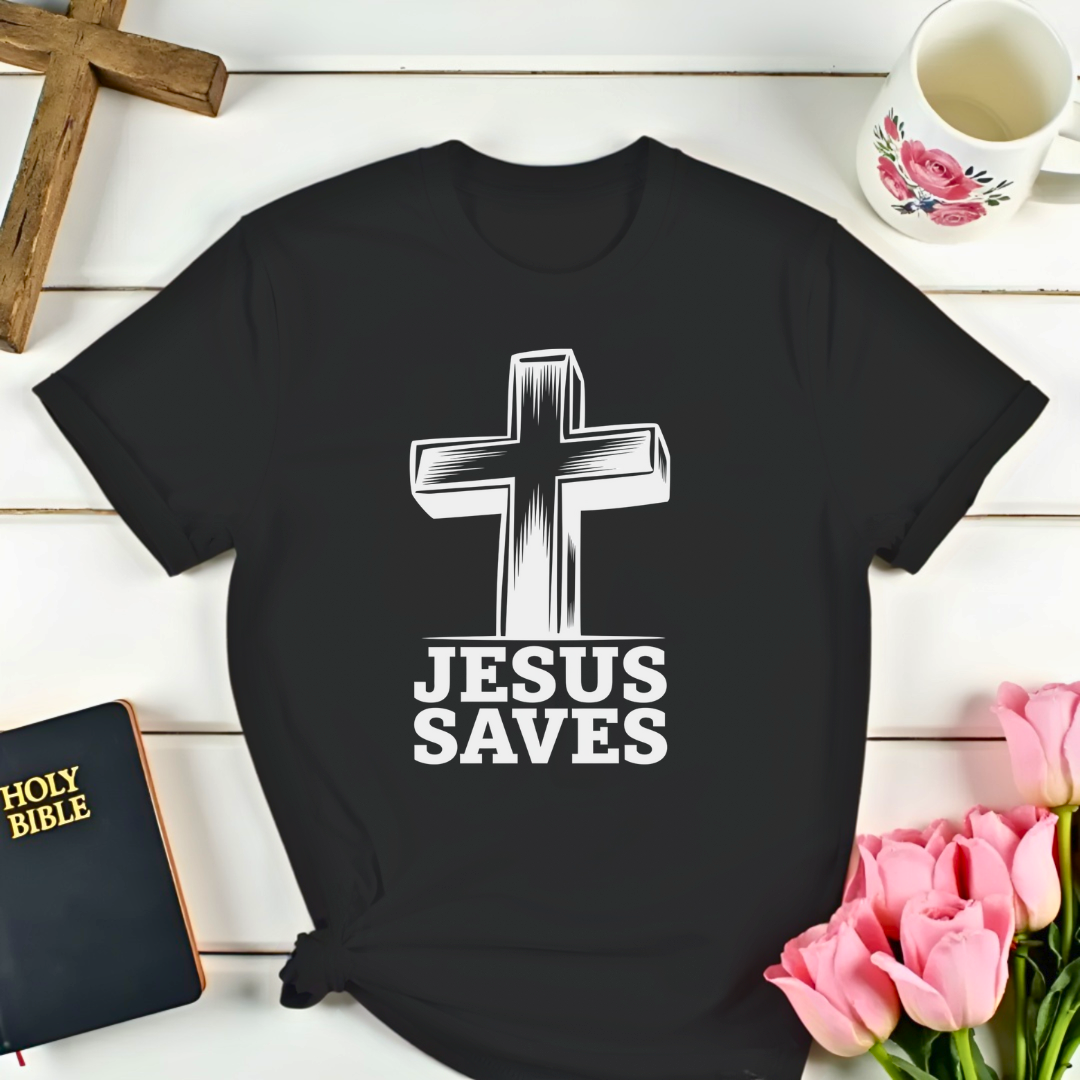 Jesus Saves  Cross T-Shirt