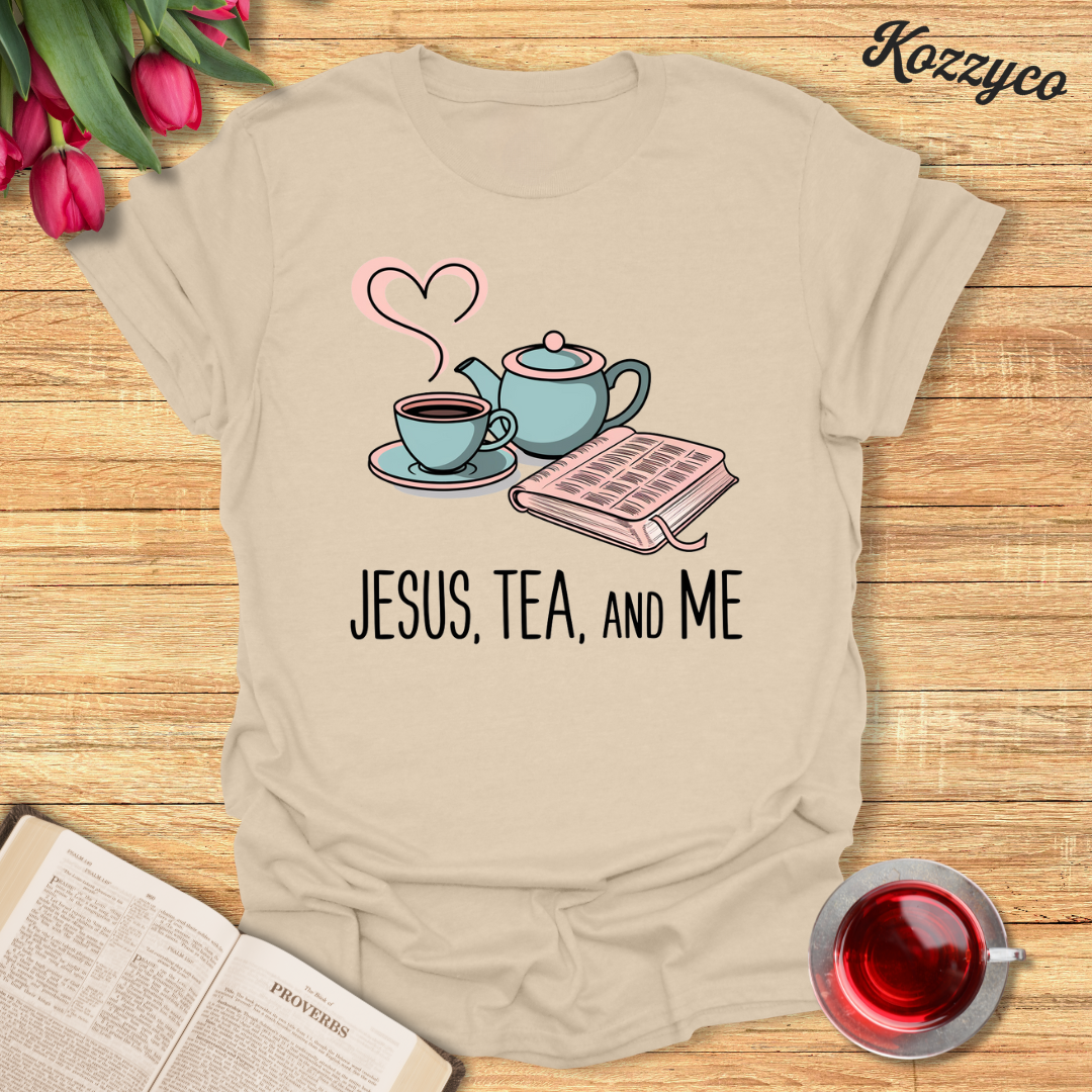 Jesus Me and Tea T-Shirt