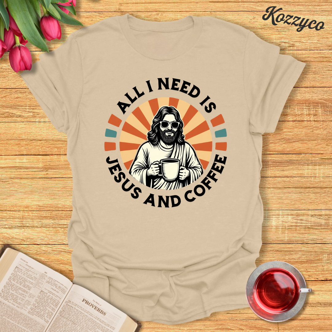 Retro Jesus and Tea T-Shirt