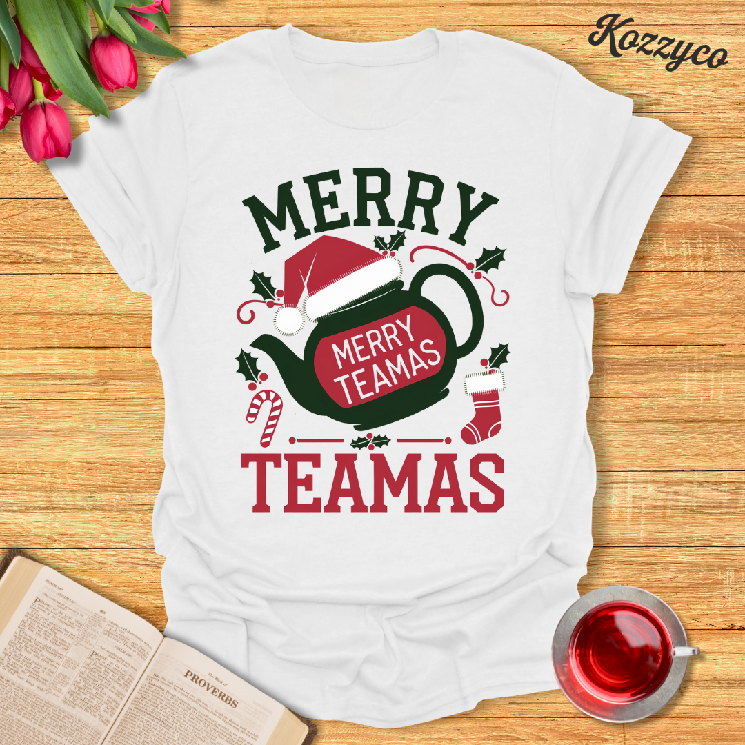 Santa Teapot T-Shirt - Kozzyco