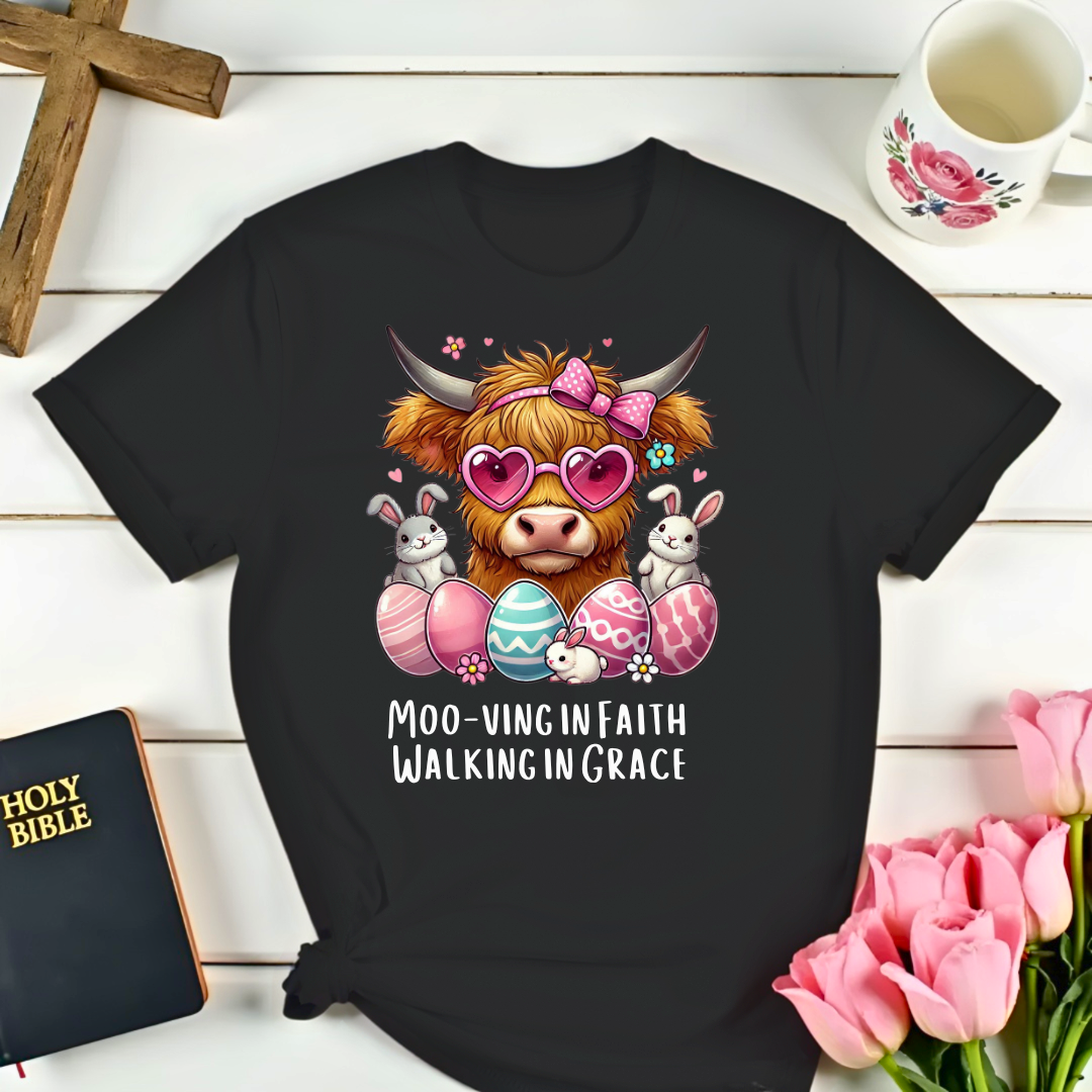 MOO-Ving In Faith  T-Shirt