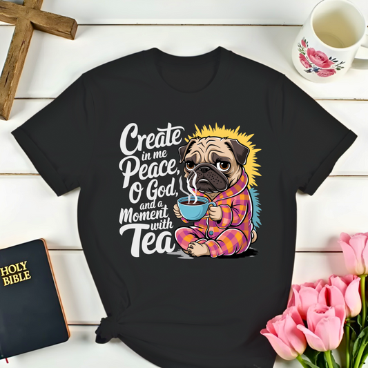 Peaceful Dog Tea T-Shirt