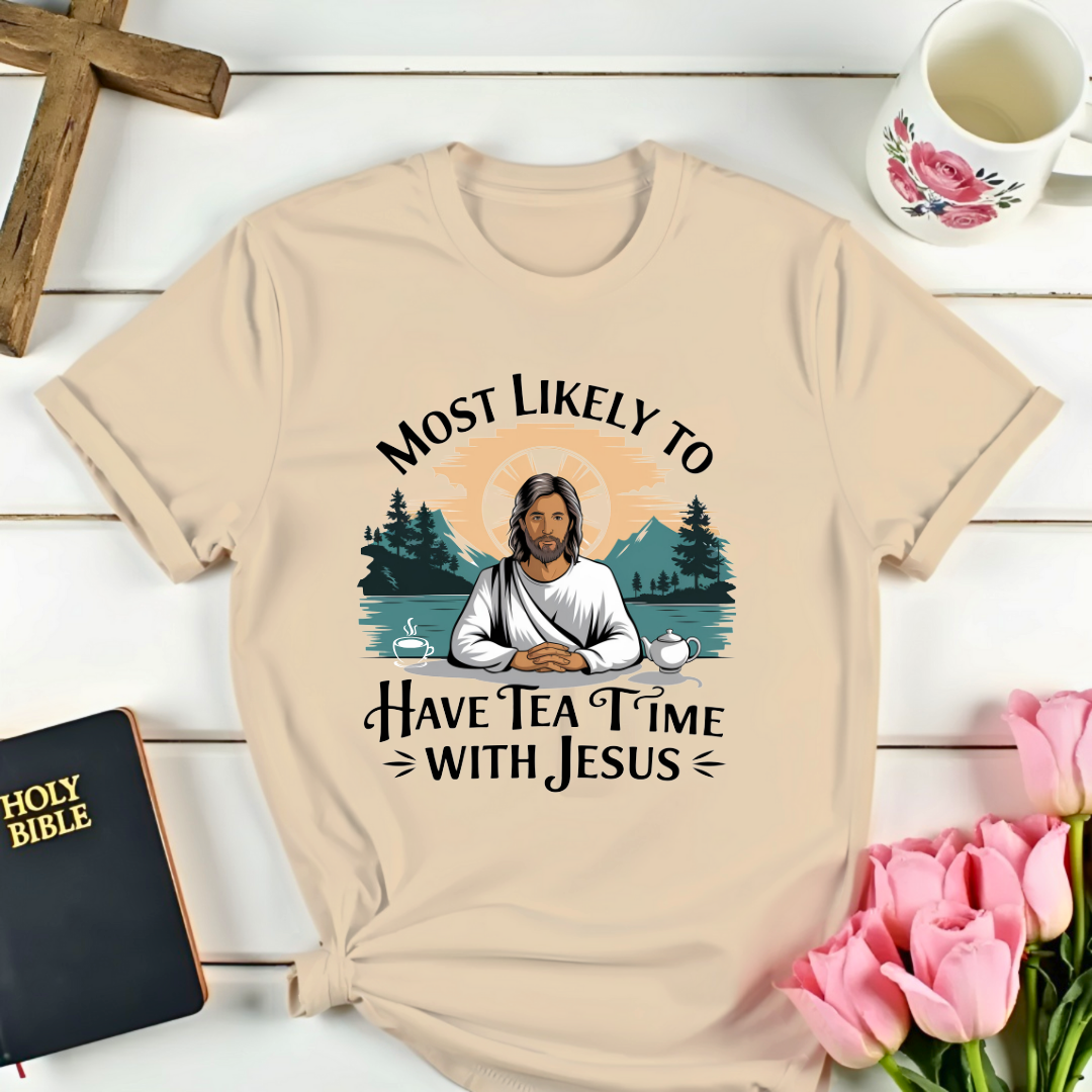 Jesus Tea Time T-Shirt