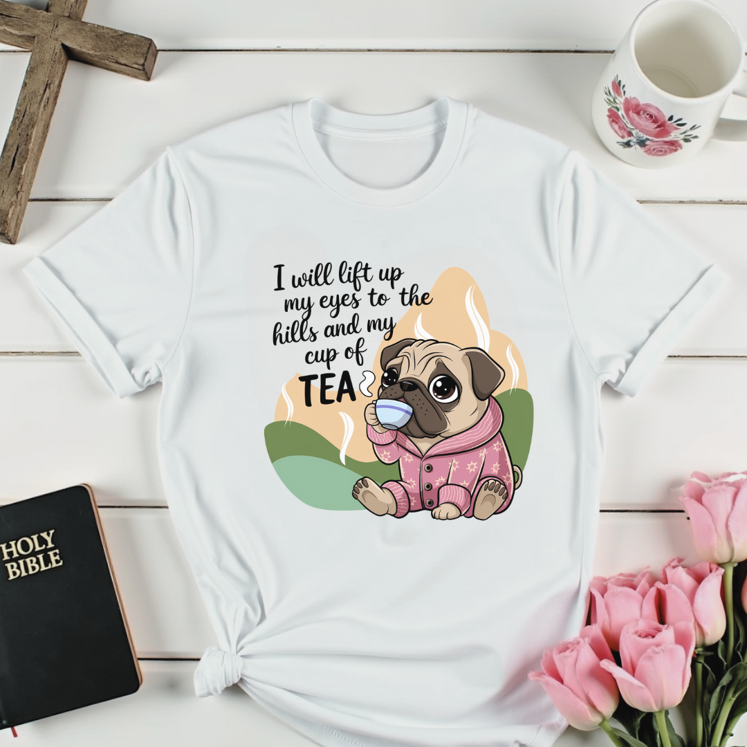 Psalm 121:1 Pug T-Shirt