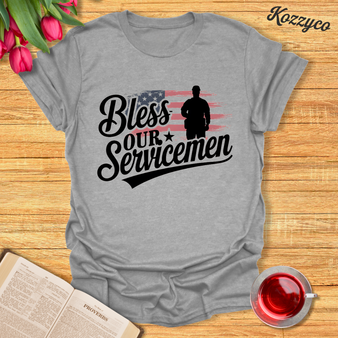 Bless Servicemen T-Shirt