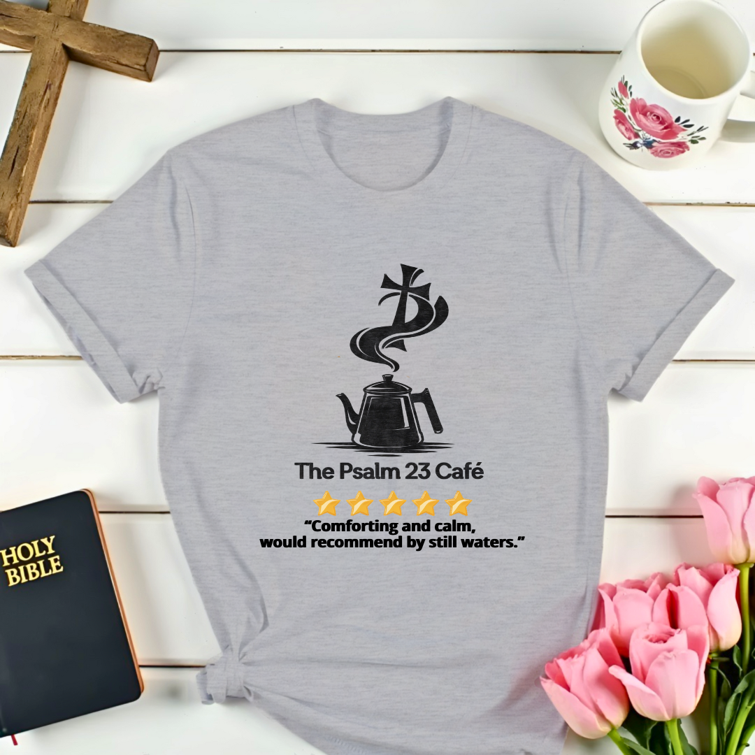 Psalm 23 Cafe 5 Star Review T-Shirt