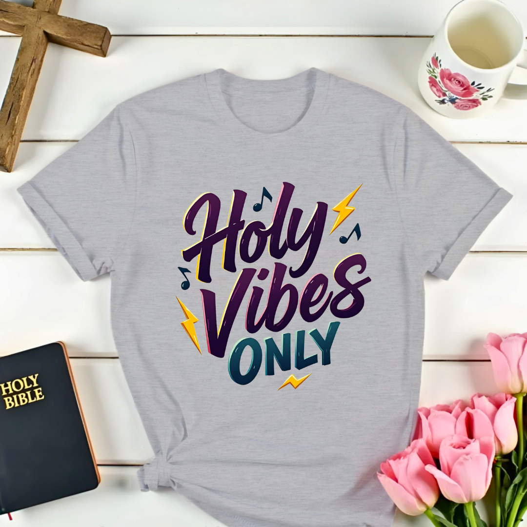 Musical Holy Vibes Only T-Shirt