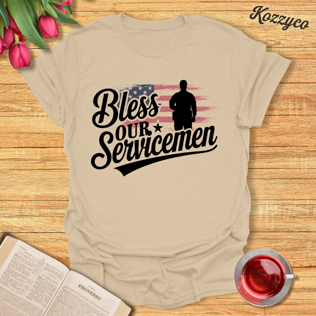 Bless Servicemen T-Shirt