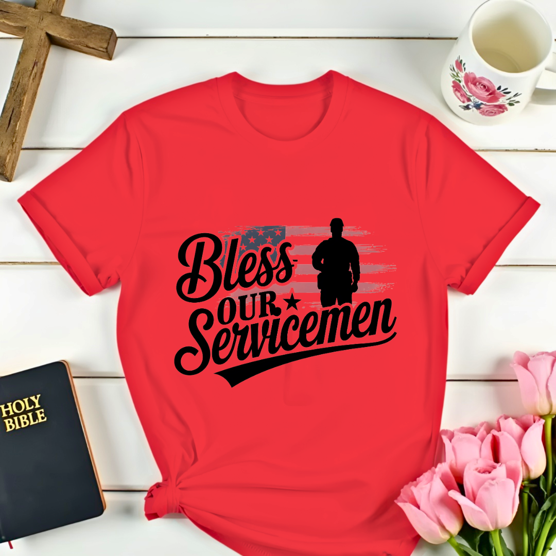 Bless Servicemen T-Shirt