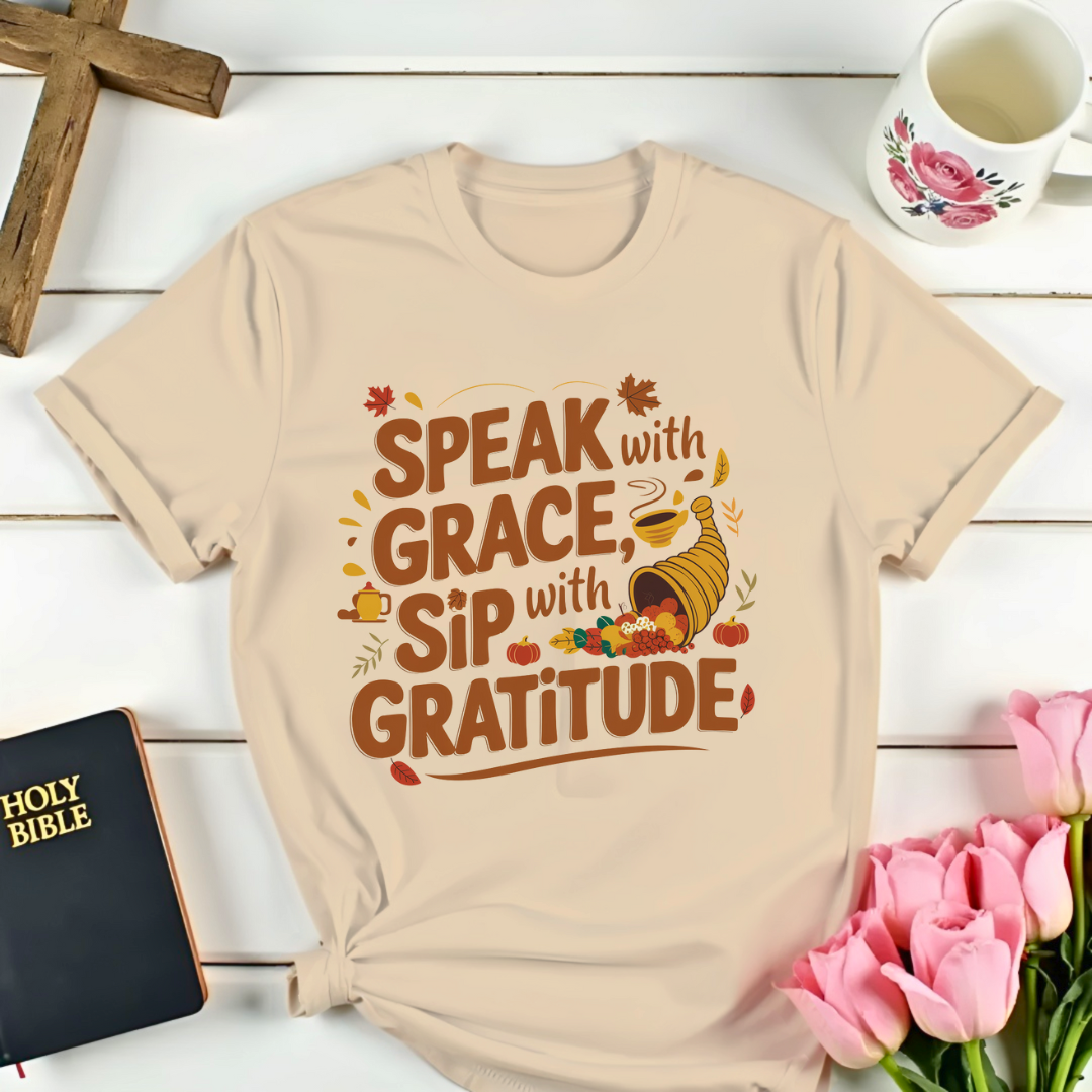 Sip with Gratitude T-Shirt