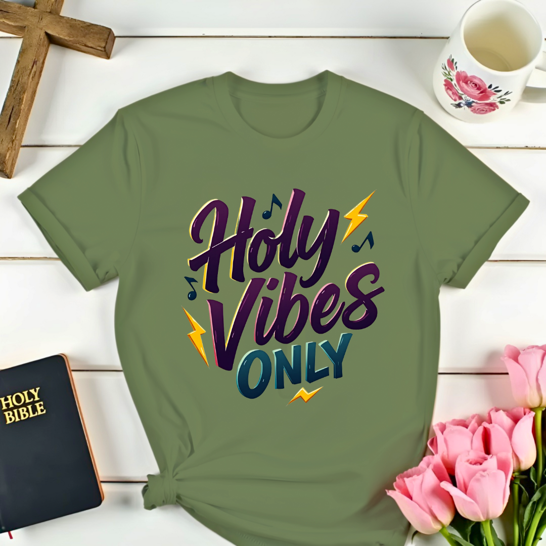 Musical Holy Vibes Only T-Shirt