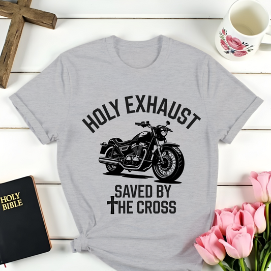 Exhaust  And Cross T-Shirt