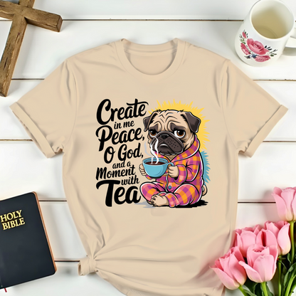 Peaceful Dog Tea T-Shirt