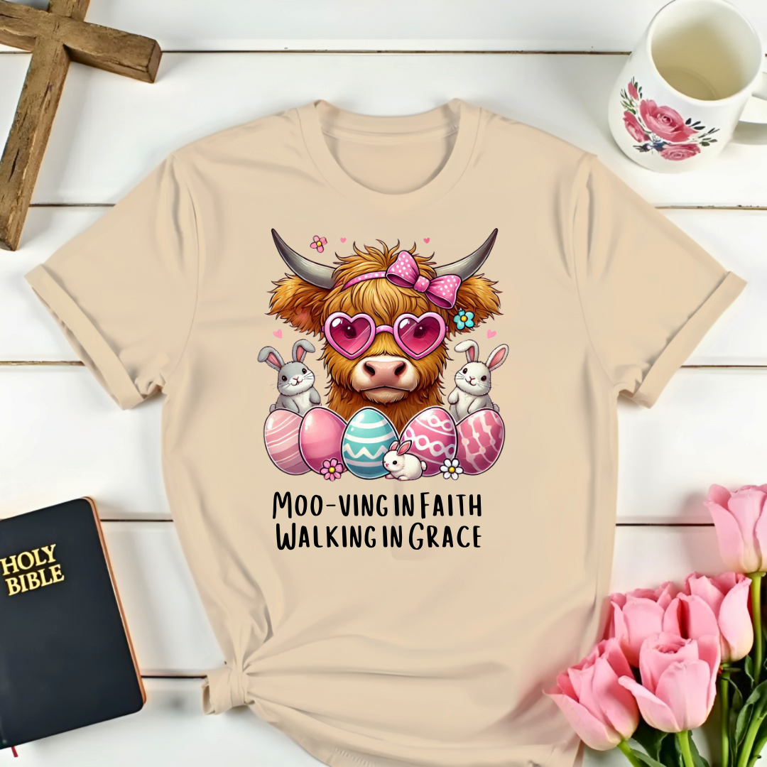 MOO-Ving In Faith  T-Shirt