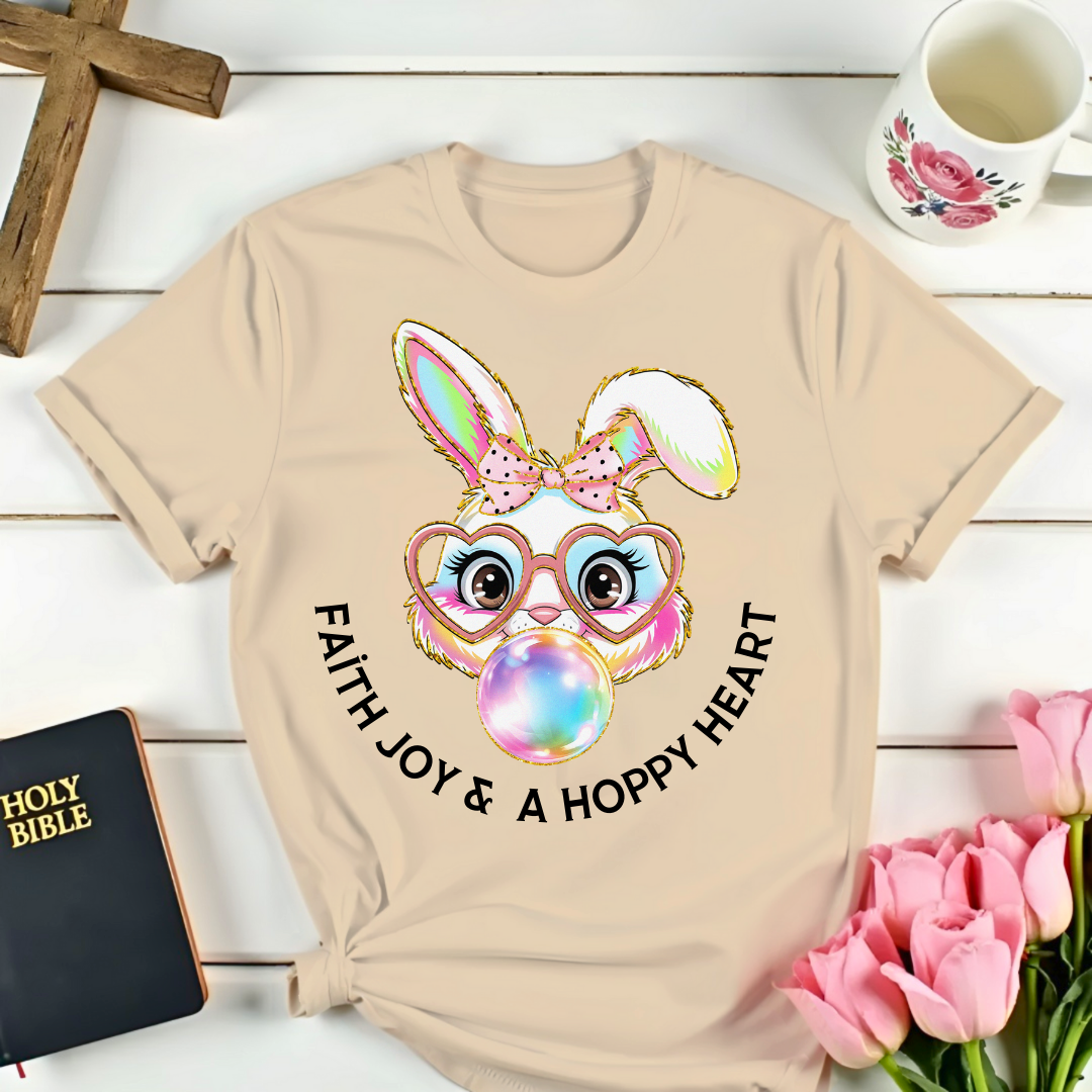 Hoppy Faith Heart  T-Shirt