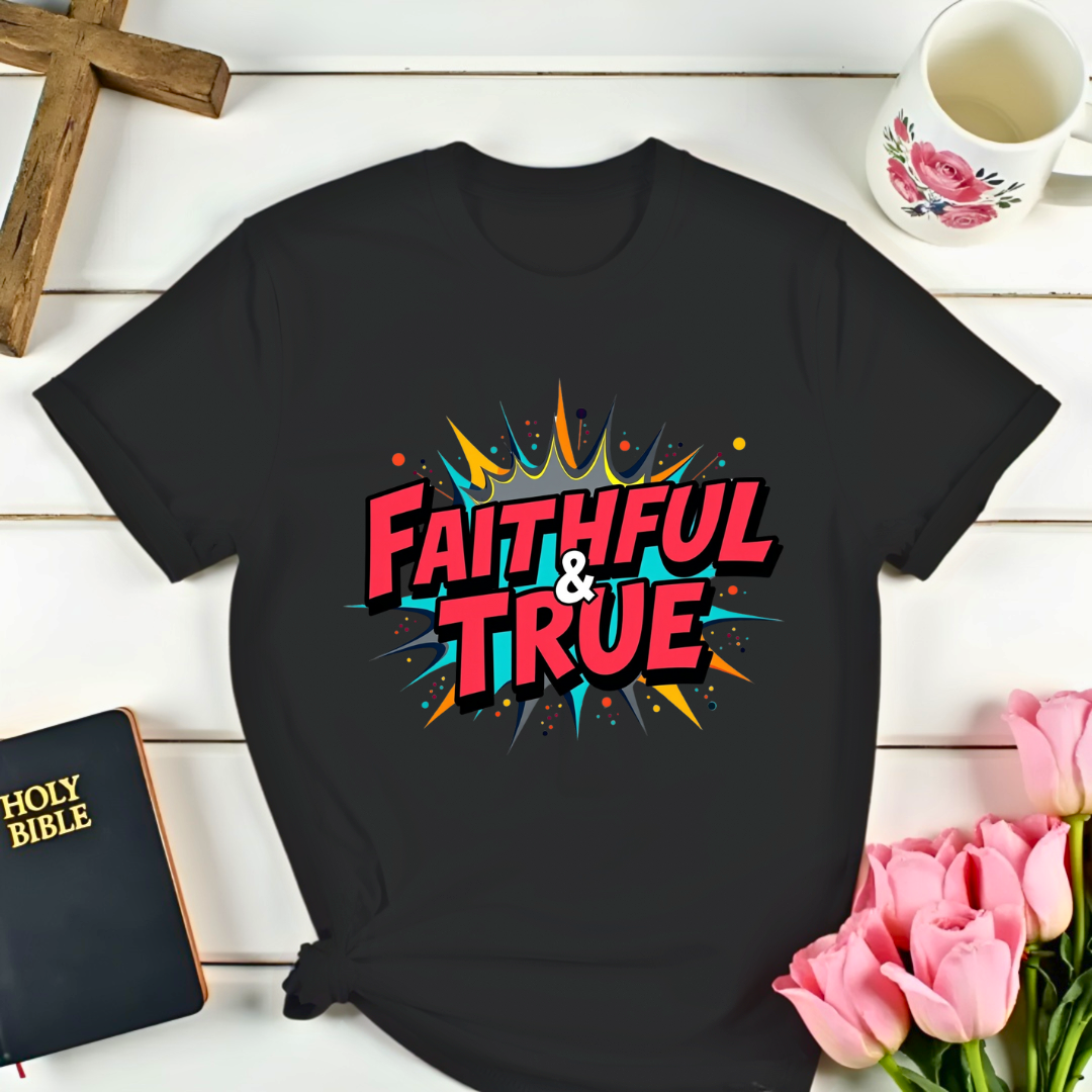 Pop Art Faithful and True T-Shirt