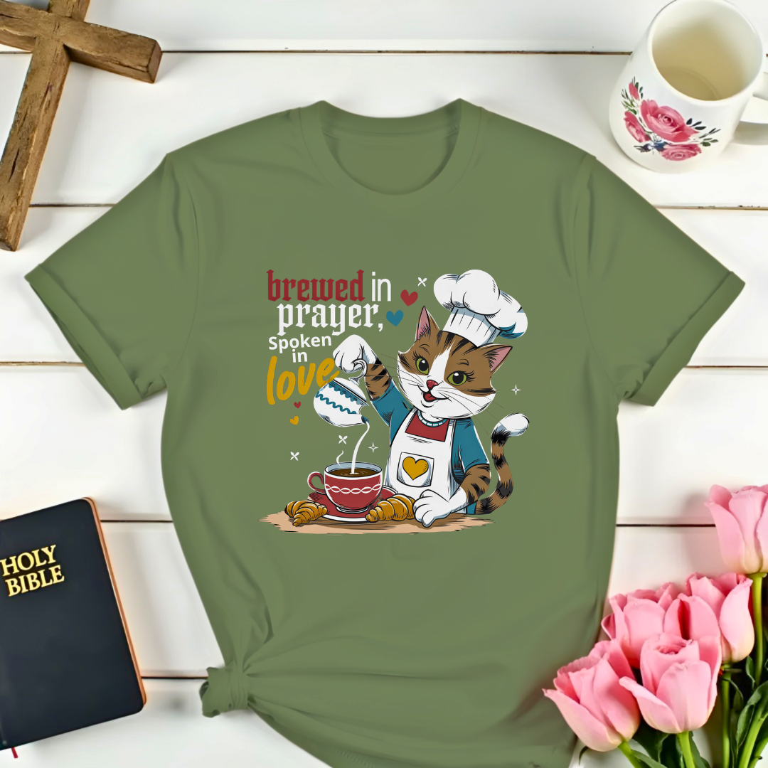 Brewed In Prayer T-Shirt