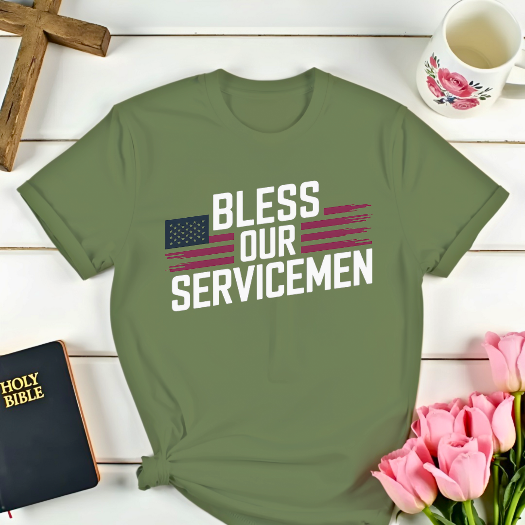 Bless Our Servicemen T-Shirt