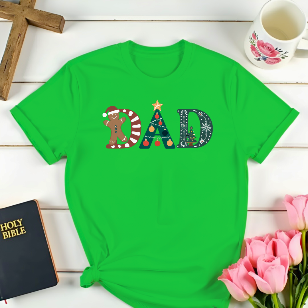 Gingerbread Dad Christmas T-Shirt